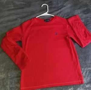 Ralph Lauren Red Long Sleeve shirt